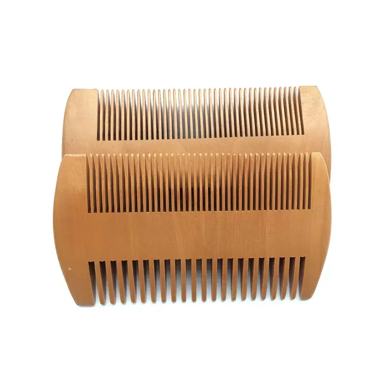 Pocket Wooden Beard Comb Double Sides Super Narrow Thick Wood Combs mc782