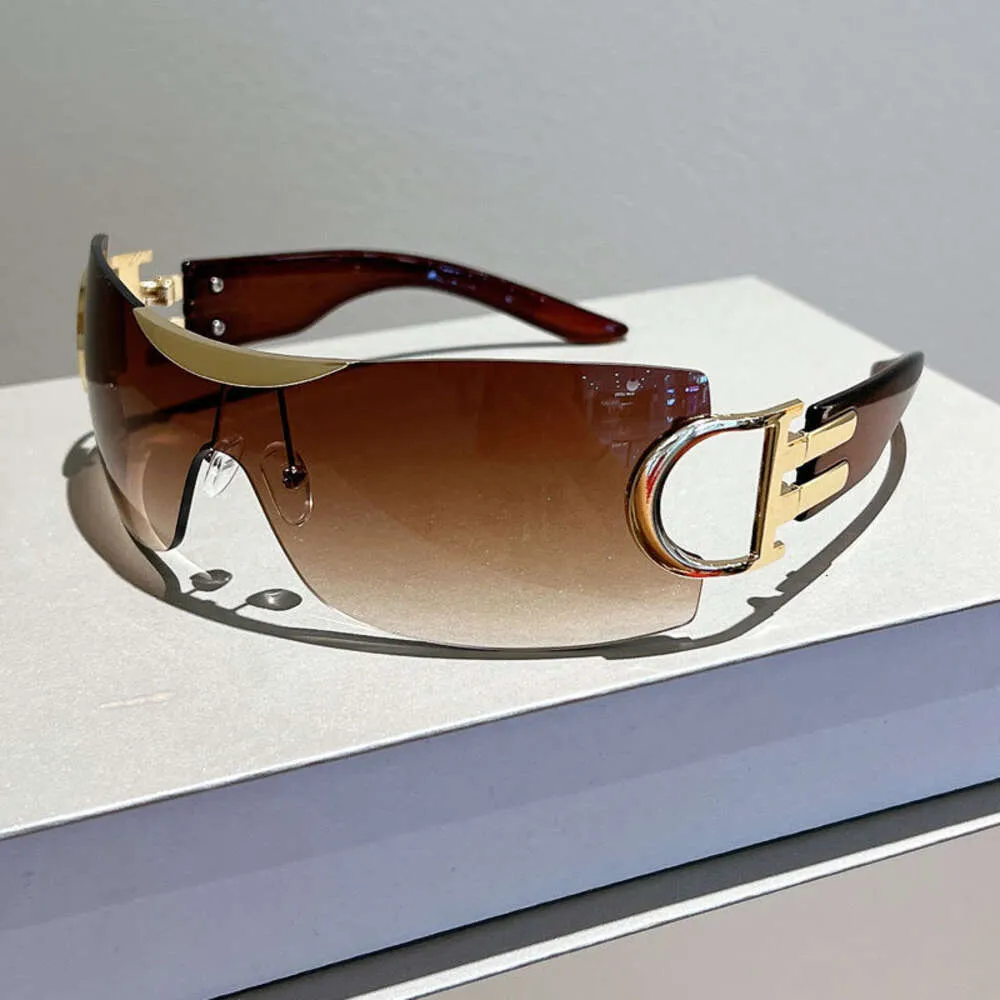 Y2K Frameless Blenders Baseball Sunglasses For Men And Women High End