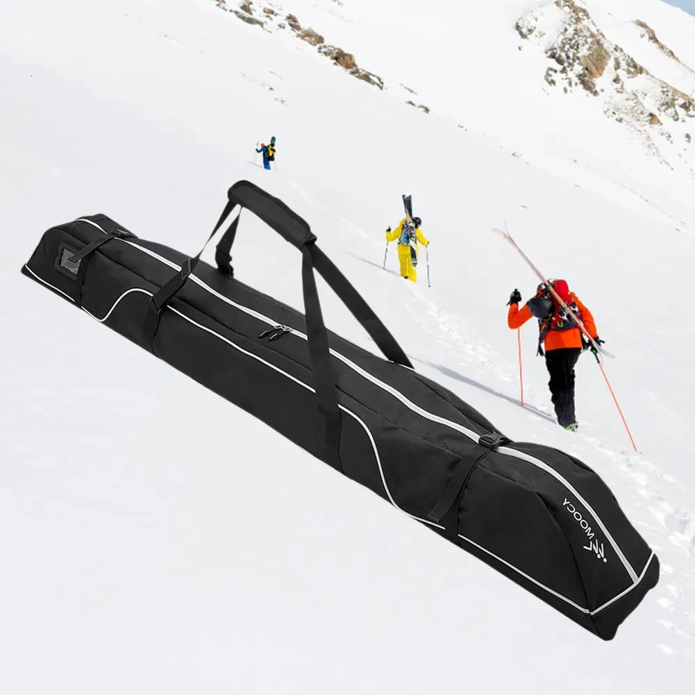Ski Snowboard Bags 172cm Ski Outdoor Camping Bag Durable Handle Ski and Snowboard Equipment Travel Bag Waterproof for Snowboard Goggles Gloves 231005