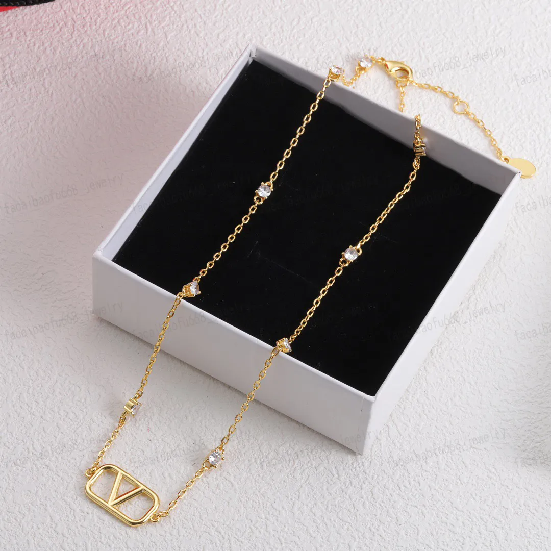 Luxury Alphabet Crystal Necklace: High-Quality Brass Designer Jewelry for  Women