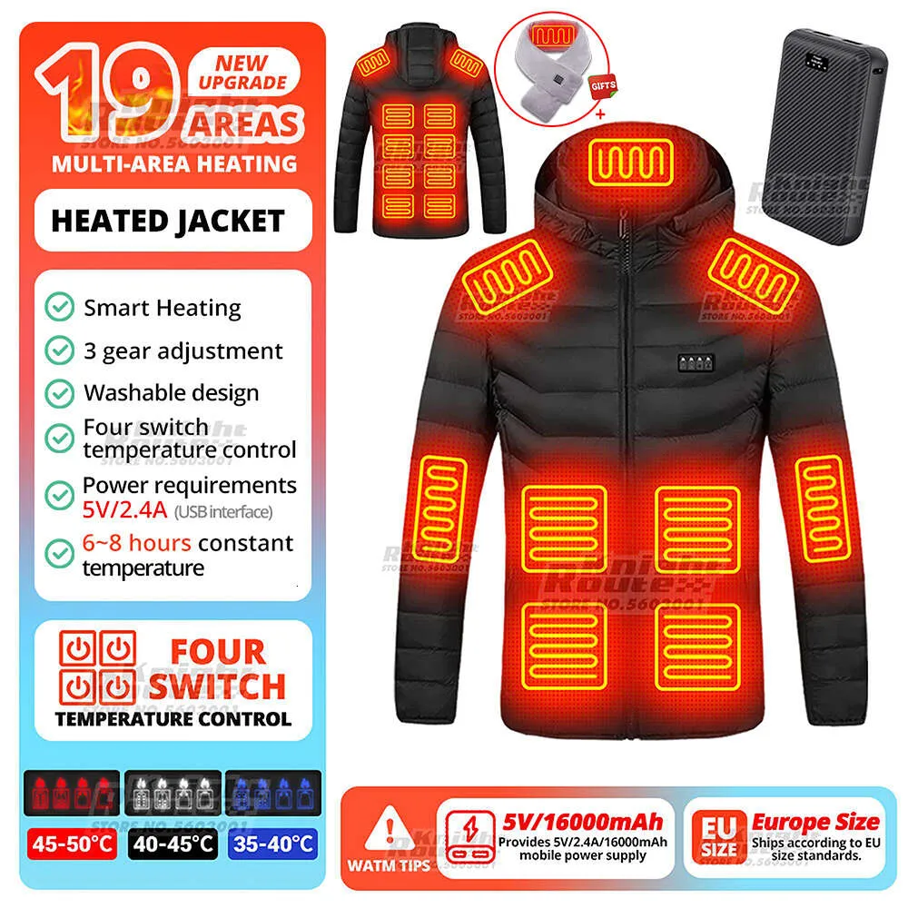 Areas Self Heating Jackets Men S Vest Women Usb Clothing Heated Jacket Warm  Winter Hiking Fishing Eu From Alymall, $45.09