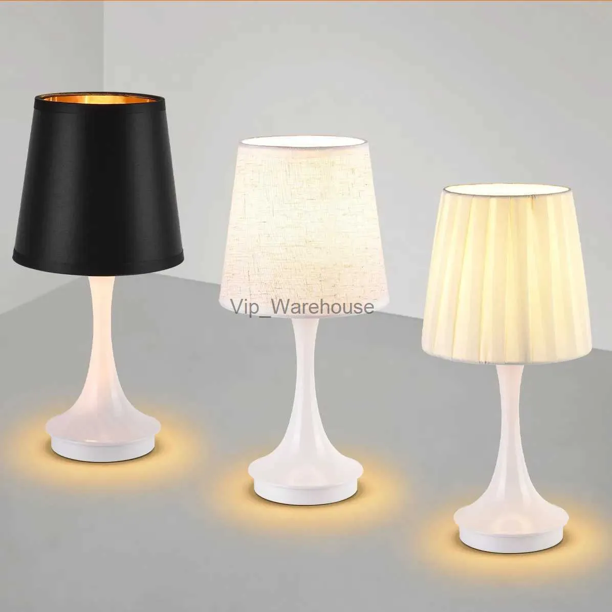 Table Lamps Bedroom bedside light USB cloth cover table lamp minimalist dining room atmosphere light YQ231006