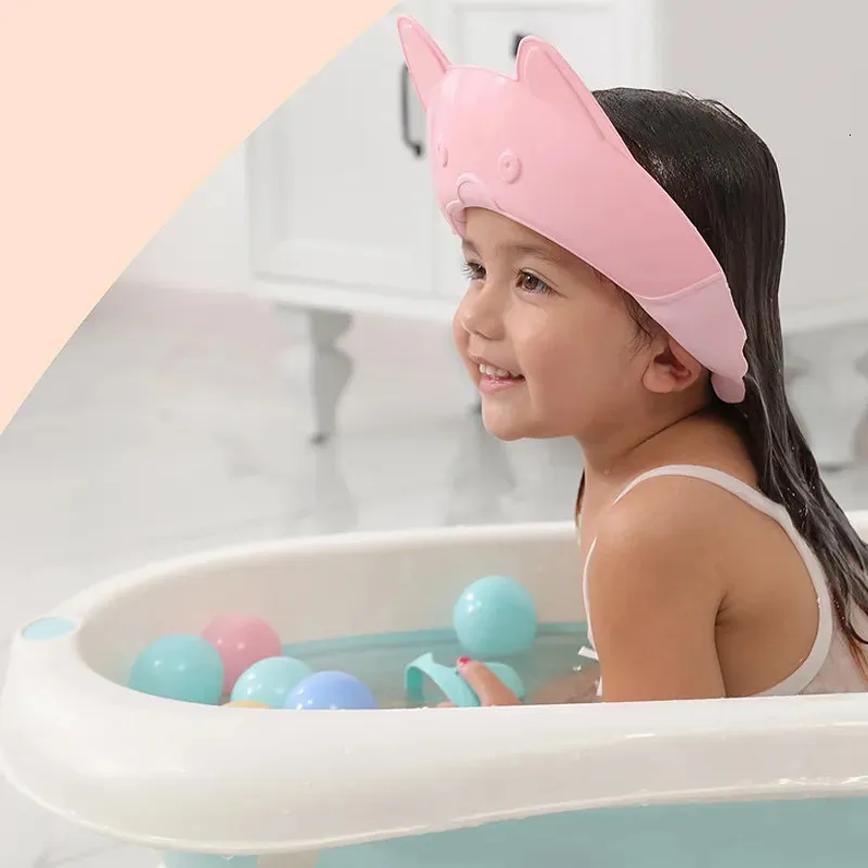 Visiera Per Lavare I Capelli Bambini - Tappo Doccia Antiacqua, Morbido, Colorato, In Resina EVA