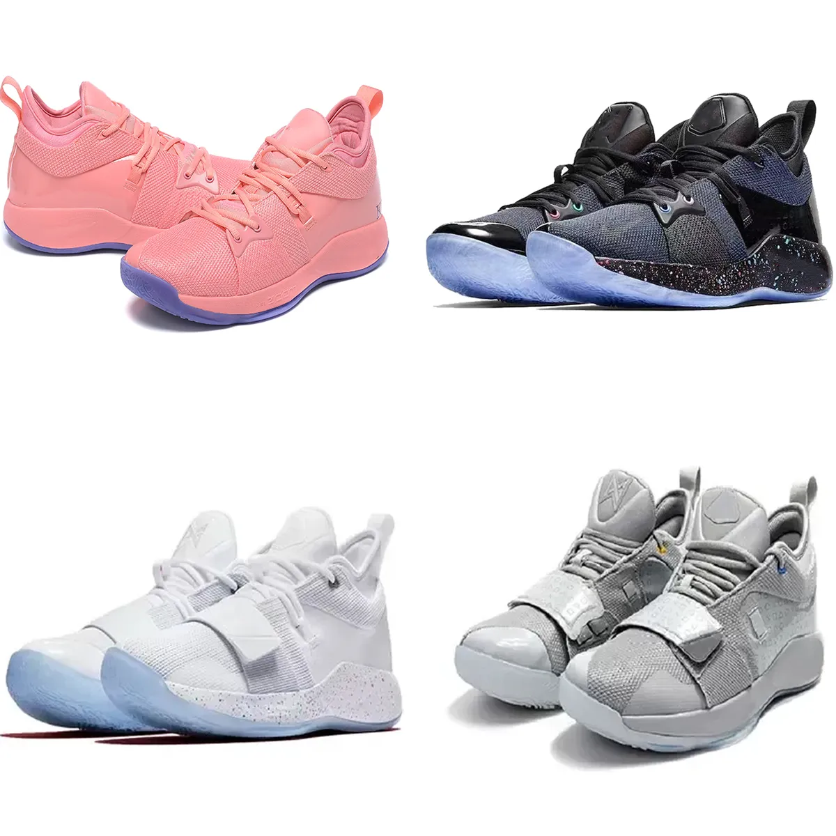 Paul George PG 2 PE Chaussures de basket-ball 2.5 Rose Hommes Femmes PALMDALE III P.GEORGE PG2.5 Bleu étoilé Orange Rouge Noir Baskets de sport Taille US7-11