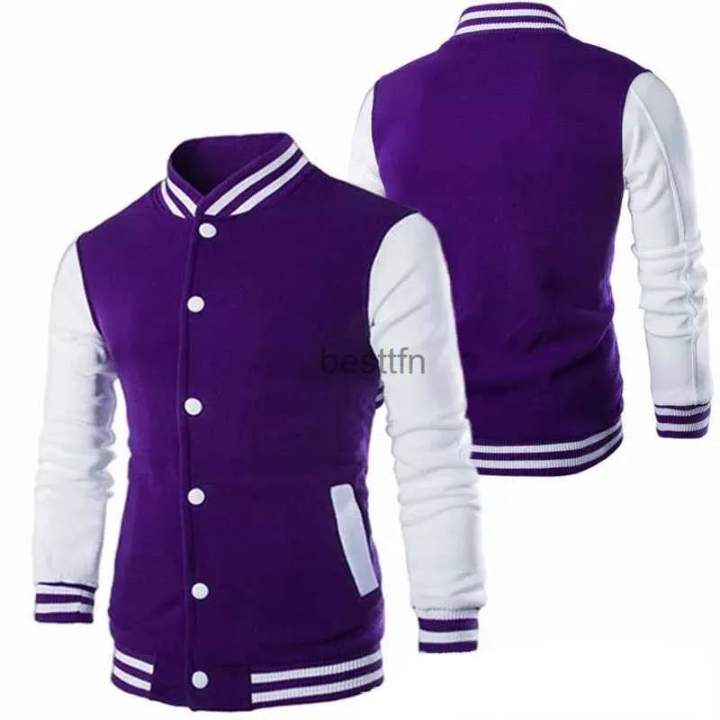 Chaquetas para hombre Abrigo de béisbol ajustado a la moda para hombre, chaqueta deportiva informal personalizada, cárdigan con cuello levantado estampado, prendas de vestir 2023L231006