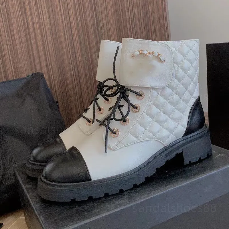 Strap detail quilted leather ankle boots cheap