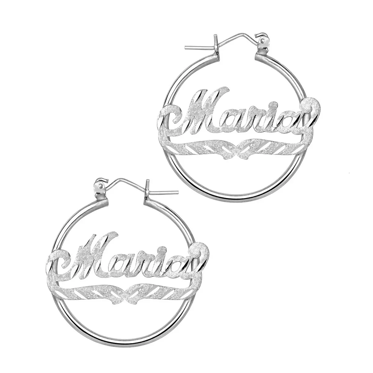 【もんくん】cootie - Engraved Hoop Earring Knot Hoop Earrings – mimi33 ONLINE STORE