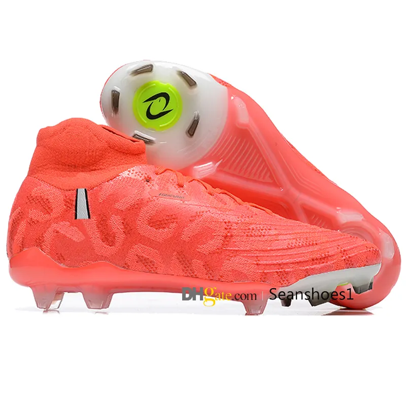 Phantom Luna Elite FG Soccer Boots High Ankle Knit Soccer Socks