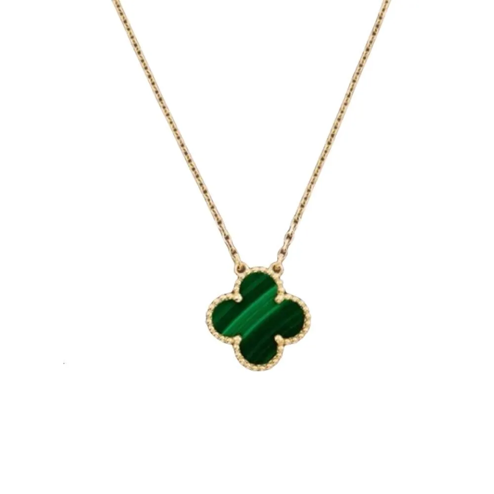 Necklace Van-Clef & Arpes Designer Luxury Fashion Women Elegant 4/Four Leaf Clover Locket Necklace Highly Quality Choker Chains Designer Jewelry 18K Plated Gold
