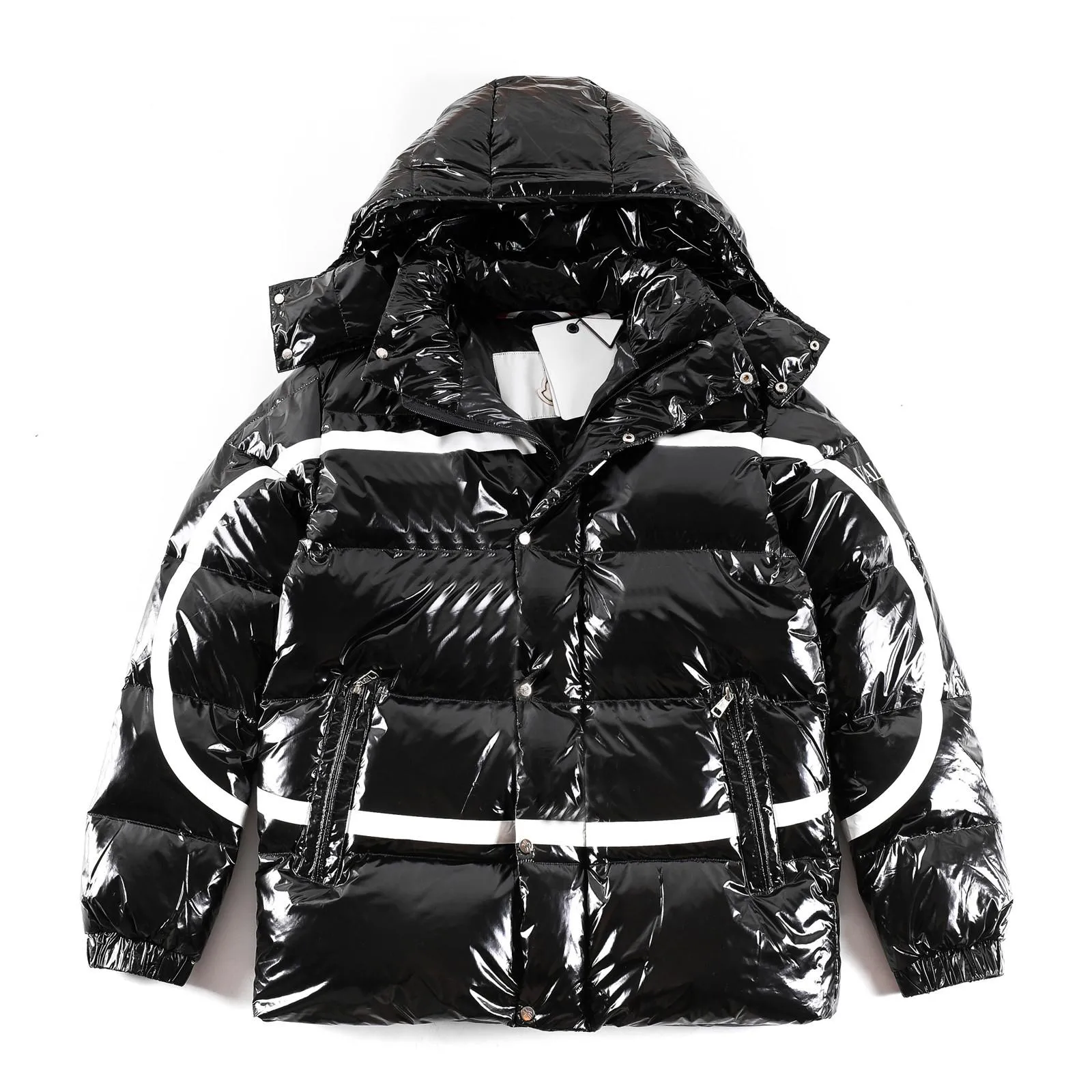 23WF Big V Mens Down Jackets 코트 복어 파카 후드 두꺼운 바람 방풍 외부 여성 유지 따뜻한 옷의 옷 콜드 보호 편지 배지