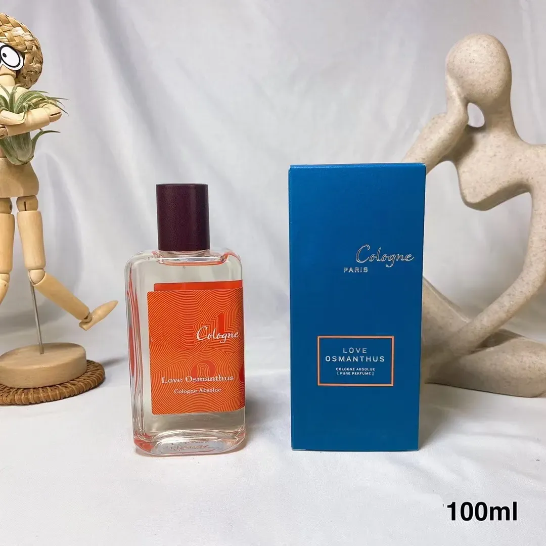 العلامة التجارية للنساء النساء العطور Atelier Cologne Love Osmanthus Cologne Absolue Perfume 100ml العطر المحايدة الطويلة التي تدوم طويلًا رائحة رذاذ مزيل العرق