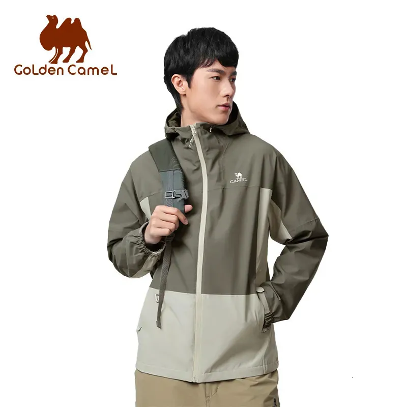 Other Sporting Goods GOLDEN CAMEL Outdoor Hiking Jackets Women Windbreakers Waterproof Single Jacket for Men Autumn Coats Travel Camping 231006