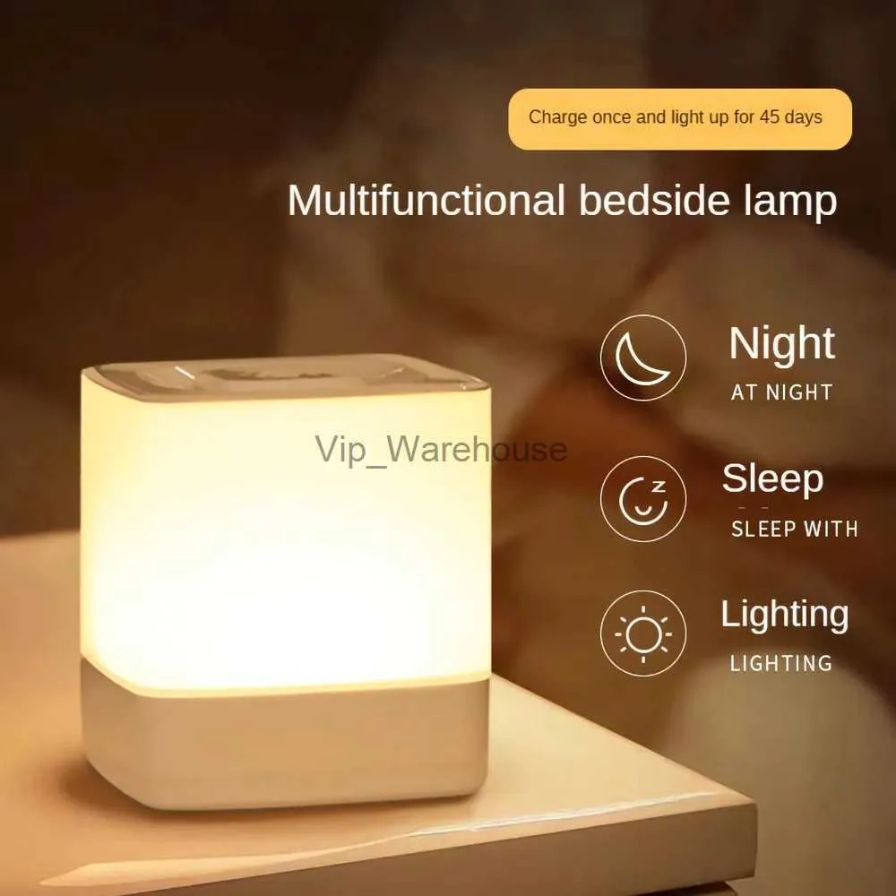 Table Lamps Creative Rechargeable Touch Night Light Eye Protection Stepless Dimming Bedroom Bedside Atmosphere Table Lamp Friend Gift YQ231006