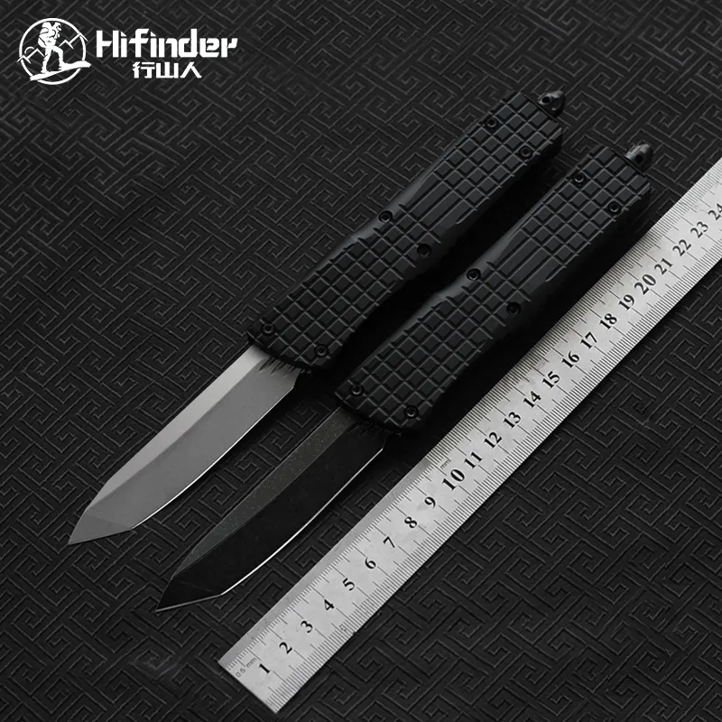 Nóż użyteczności hifinder Made D2 Blade Aluminium Ruse Survival EDC Camping Hunting Outdoor Kitchen Narzędzia