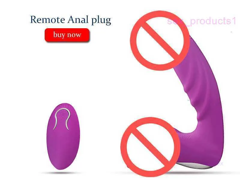 Kraftfulla heta anal -pluggar vibrator 10 hastigheter vibratorer vuxna sex leksaker onanator g spot vibratorer anal plug för män och kvinnor