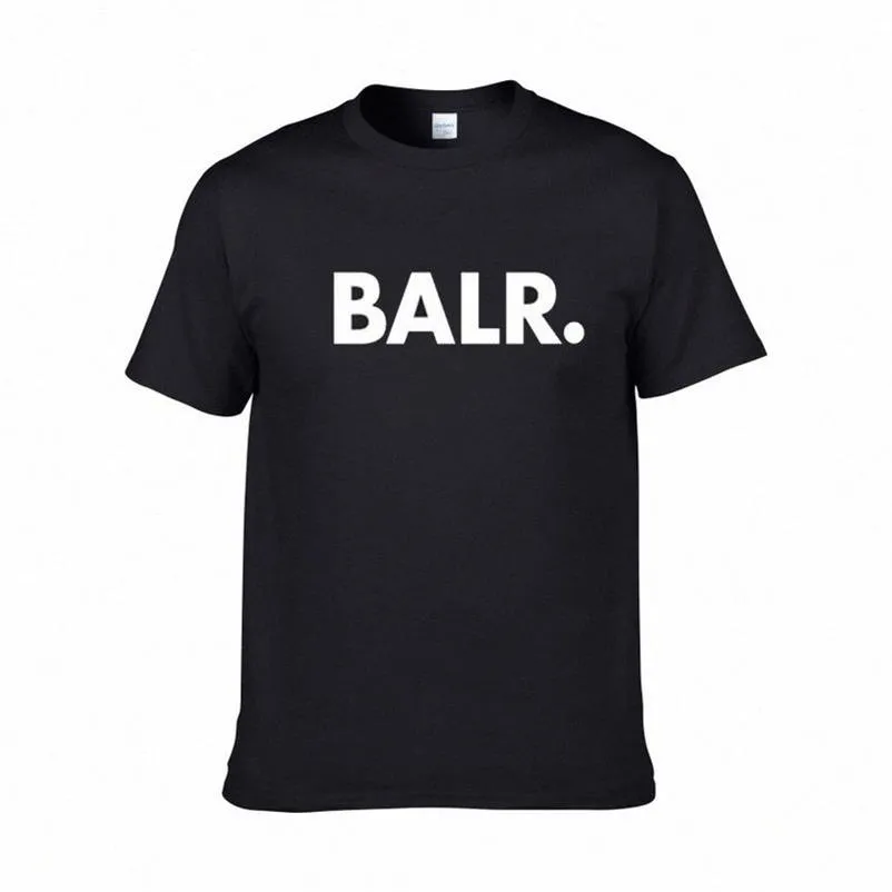 Balr Mens Designer T koszule Hip Hop Mens Designer T Shirty Mash Man Mens Homme krótkie rękawie T -koszule T253C