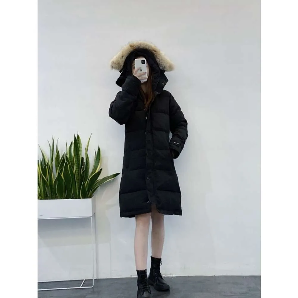 Designer Canadian Goose Versione di media lunghezza Piumino Piumino da donna Piumino Parka Inverno Cappotti caldi e spessi Donna Antivento Streetwear137 Winter01