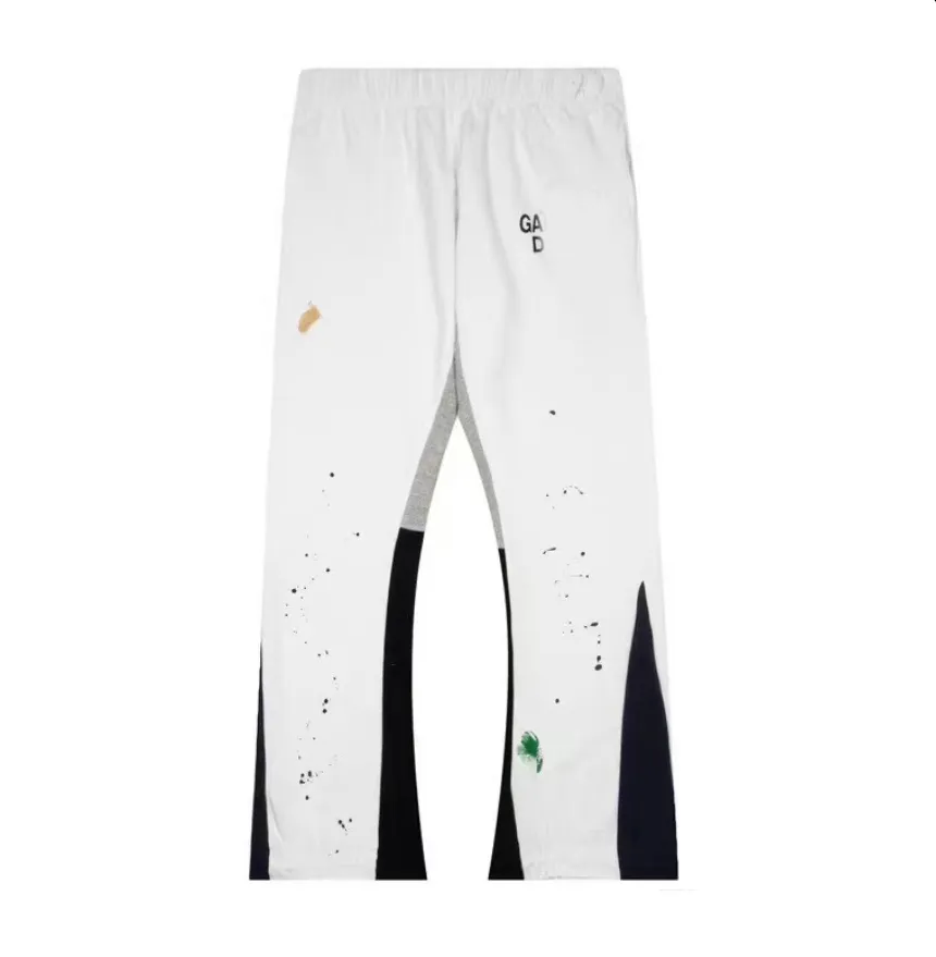 Designer Heren Broek Galleryes Depts Multi Panel Uitlopende Vrouwen Sport Losse High Street Joggingbroek Vintage Broek Hip Hop Pant d22