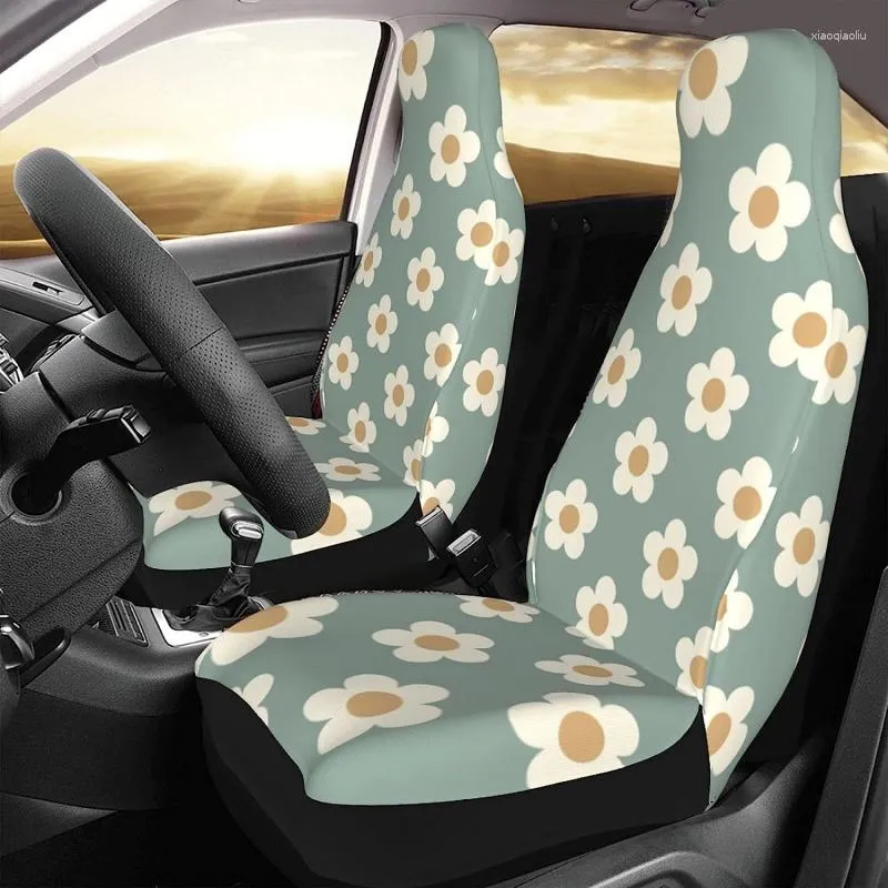 DHgate 2 Pieces Green Car Seat Covers Set Front Seat Protector Vehicle Interior Accessories Auto Seat Protector Mat Automobiles Motorcycles