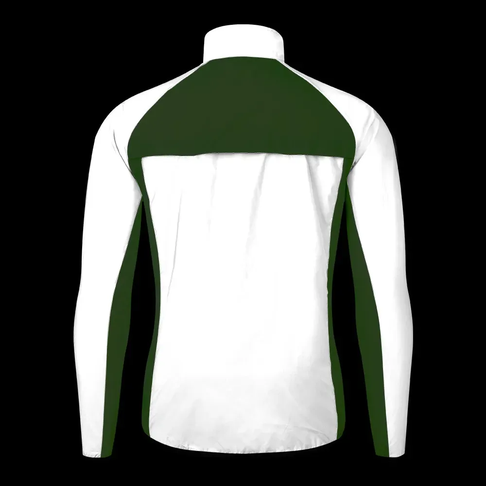 WOSAWE Giacca Bici Riflettente – Antivento, Impermeabile, Maniche Lunghe, Nera (uomo)
