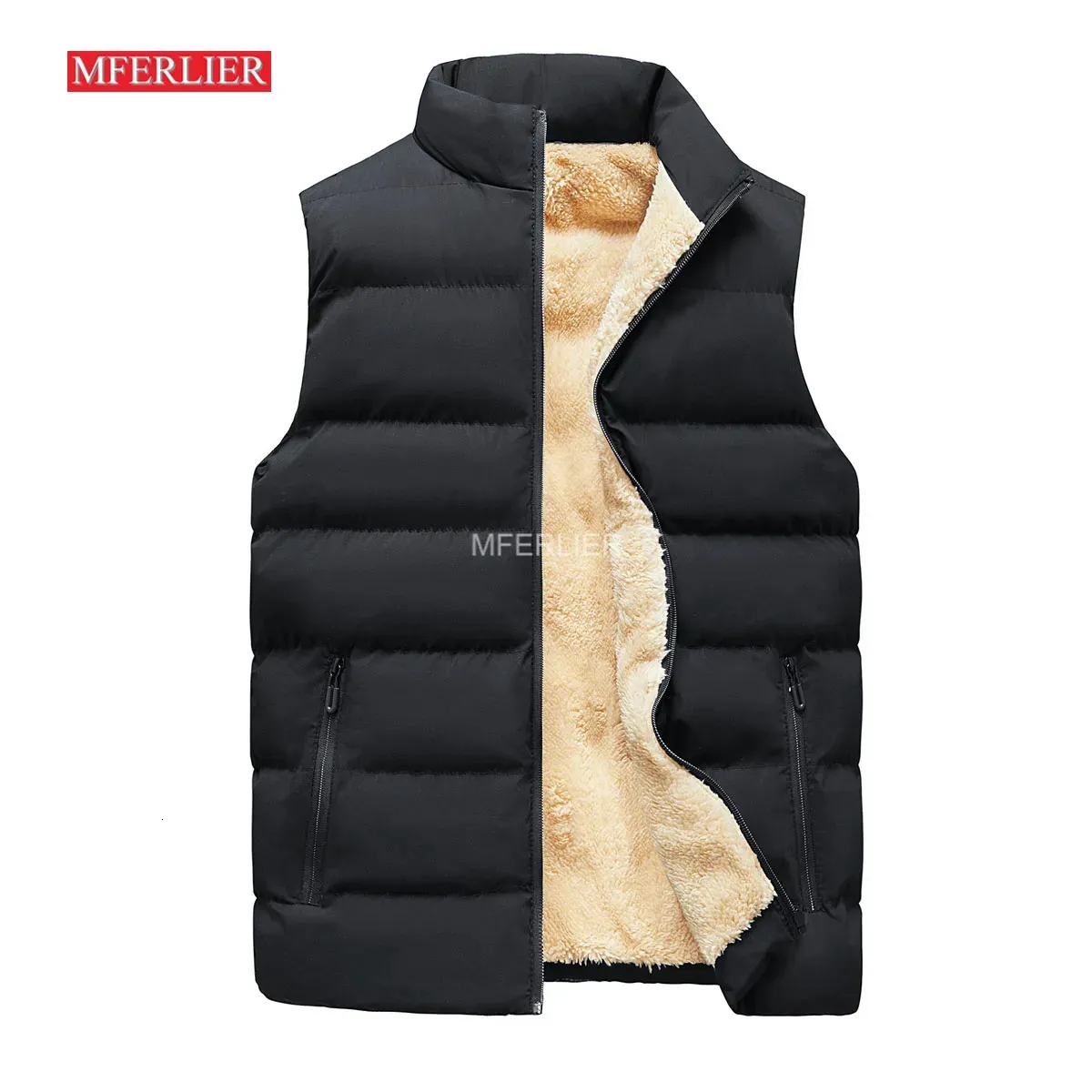 Giubbotti da uomo autunno inverno di grandi dimensioni uomini giubbotti 10xl 9xl 8xl 7xl gilet di pile sciolto 231005