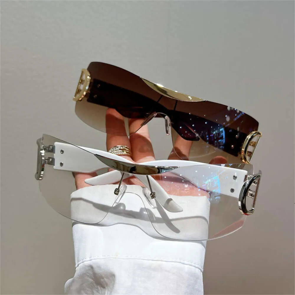 Y2K Frameless Blenders Baseball Sunglasses For Men And Women High End