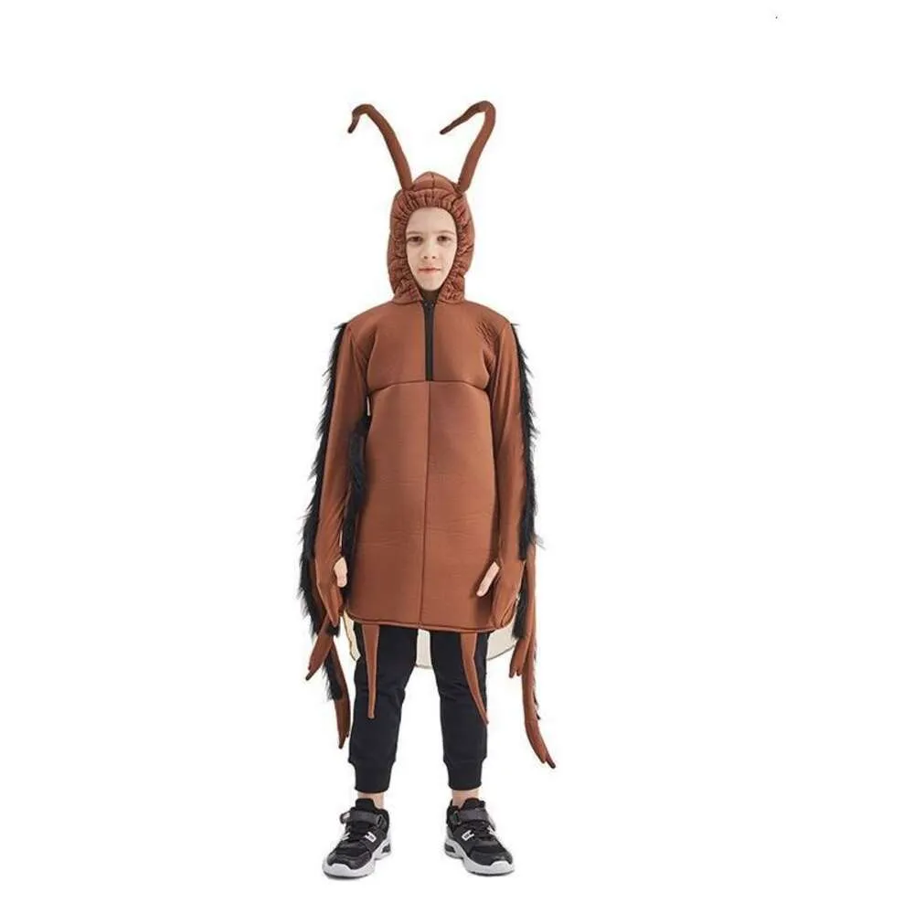 Halloween Party Parent-Child Dress Up Roach Cos Costume Adult and Children's Toalett Spela rolig kostym