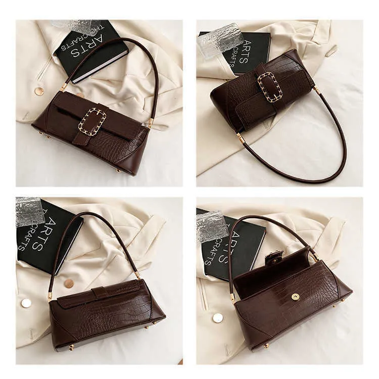 DHgate Womens Shoulder Bag New Underarm Bag Versatile Stick Handheld Crossbody Bag Casual Trendy Bags Luggage Accessories