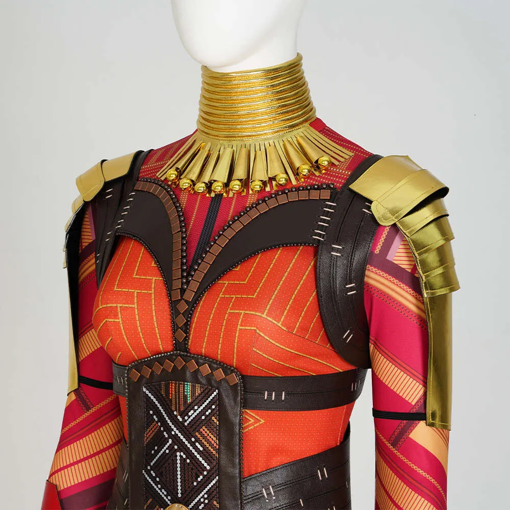 open lace back dress Black Panther – Okoye (Red Dress) NYCC 2018 Exclusive Pop! Vinyl Figur –  Hero Stash main image 0