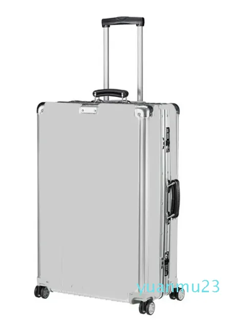 Fallpåse Aluminiumlegering Trolley Cases Classic Luxury Designer Carry On Fuescase