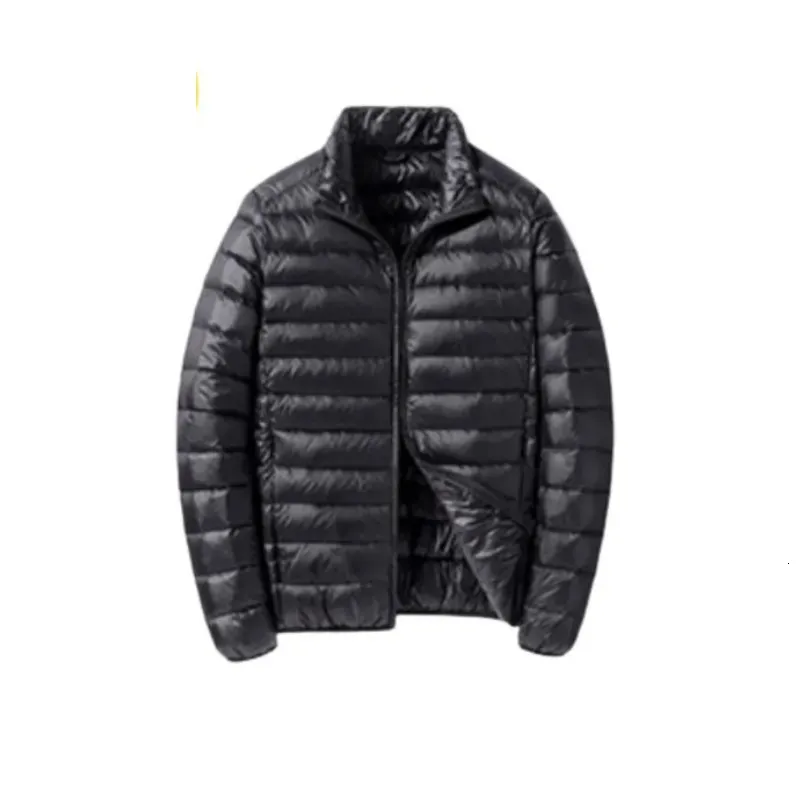 Parkas en duvet pour hommes STYLE ULTRA LÉGER DOUDOUNE COURTE Veste matelassée légère et pliable à manches longues pour hommes S-6XL 231005