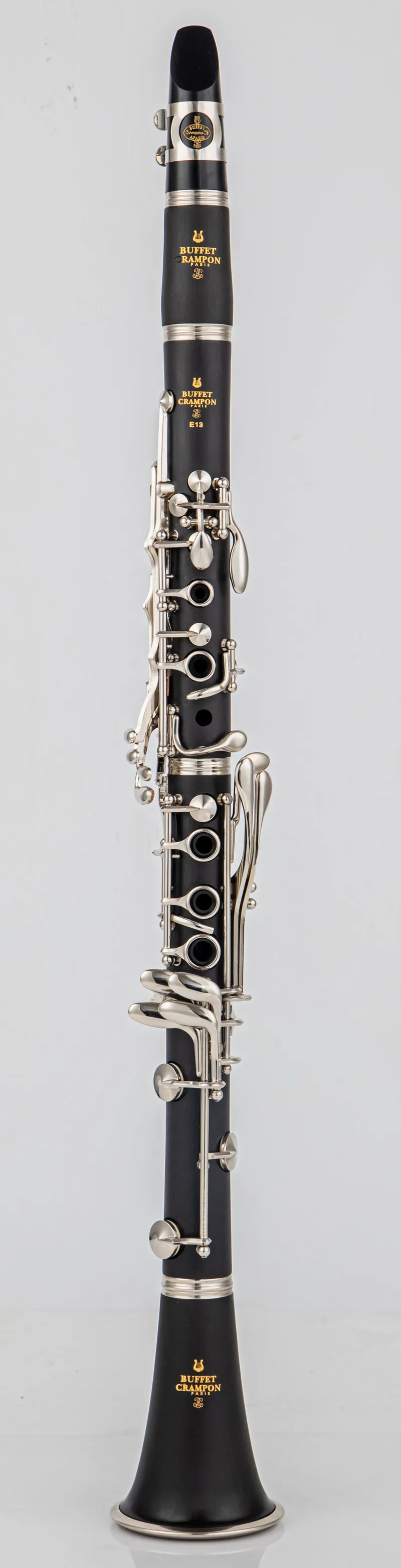 Ny buffé E13 B-flat Tune Professional Högkvalitativ träblåsinstrument Clarinet Black Tube med fodralstillbehör