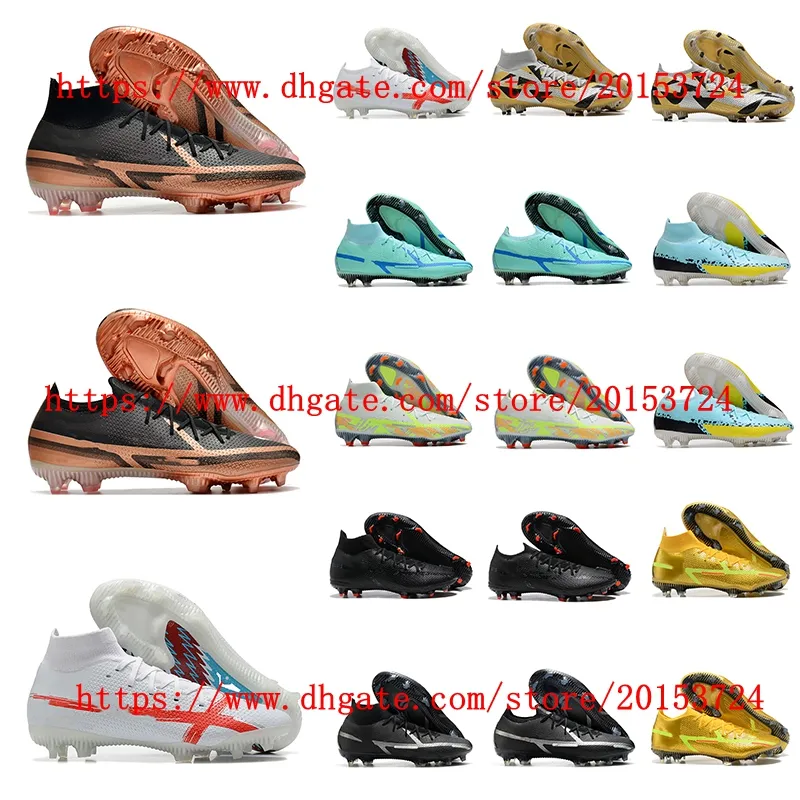 Chaussures de football pour hommes Phantom GT Elite Dynamic Fit FG Crampons Bottes de football Taille de sport 39-45EUR