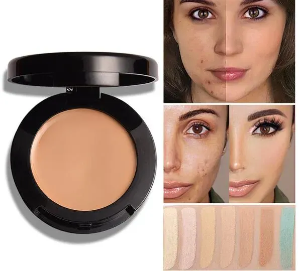 Crema correctora facial cobertura completa maquillaje impermeable contorno Facial maquillaje Corrector poros ojos ojeras cosmético ZZ