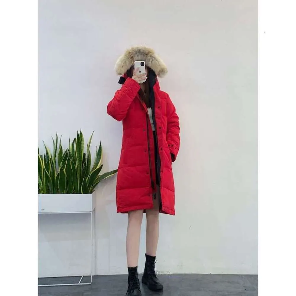 Designer canadense ganso meados de comprimento versão puffer para baixo jaqueta das mulheres para baixo parkas inverno grosso casacos quentes das mulheres à prova de vento streetwear264 Chenghao01