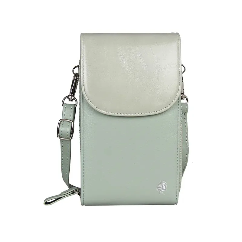 Torby wieczorowe mody Messenger Messenger Crossbody Bag na damskie pusze Port portfel komórkowy torebka telefonu komórkowego 231005