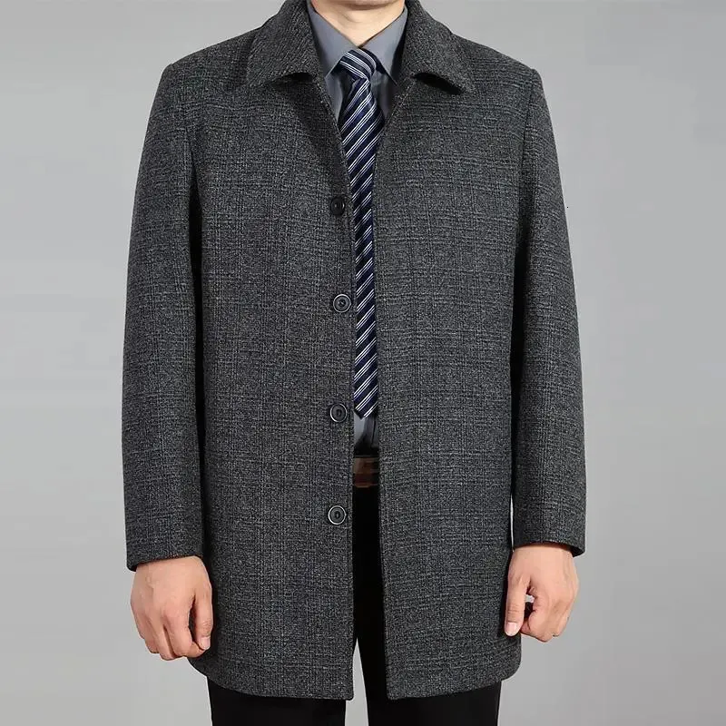 High Quality Mens Woolen Blends For Autumn And Winter Boutique
