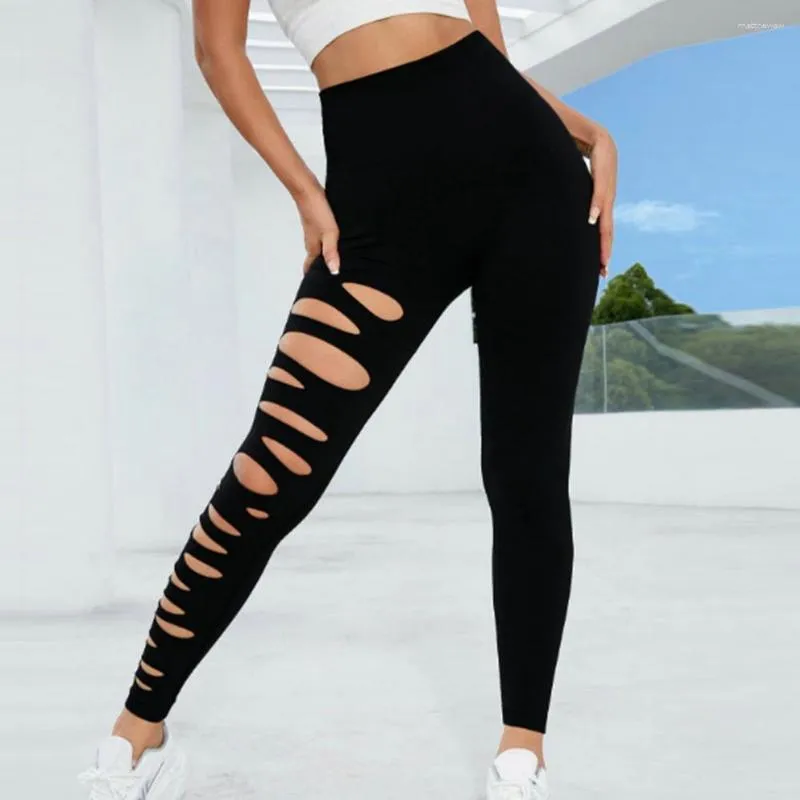 High Waist Tie Dye Cut Out Leggings For Women Hip Lifting, Push Up