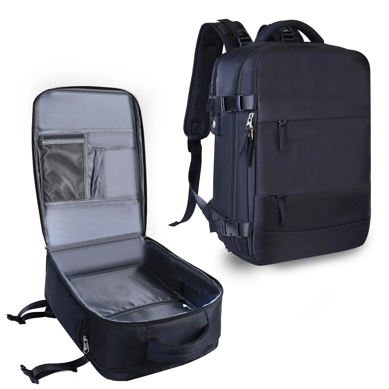 Mochila De Viaje Cabina Avión 40x20x30 Gran Capacidad Impermeable Partición  Húmeda Y Seca Maleta Mochila Para Computadora Portátil Para Mujeres Con Usb