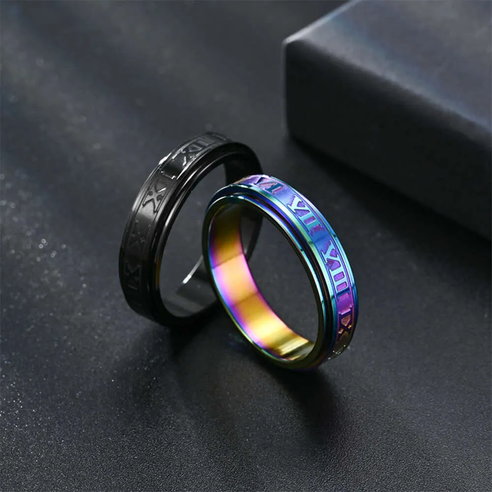 Anillo Multicolor De Acero – Minimalist Style
