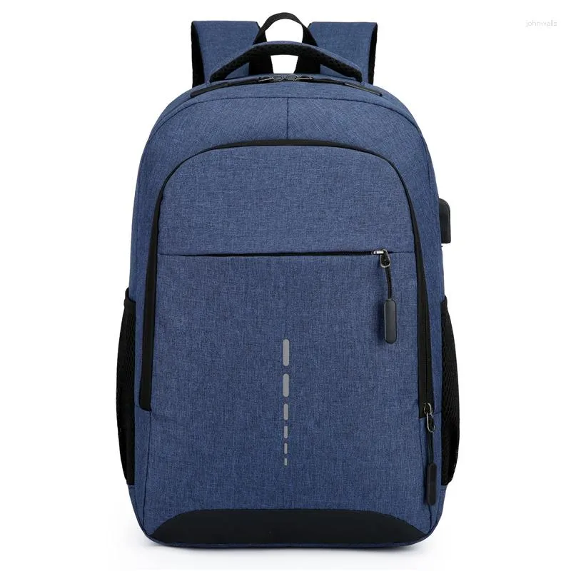 学校のバッグ超軽量メンズ防水バックパックUSB充電バグパックバックバッグ