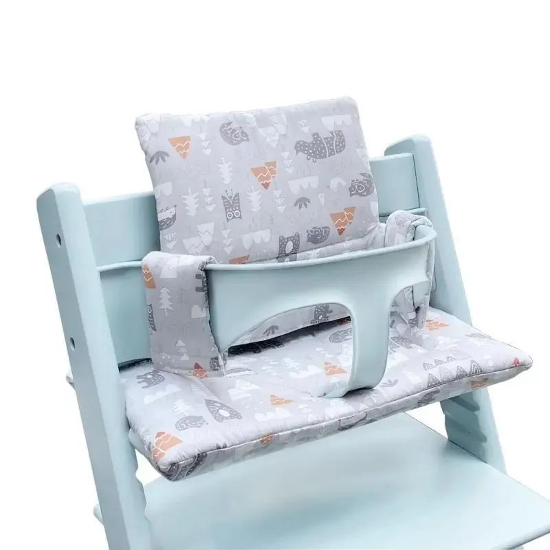Matstolar säten ersättare för Stokke Tripp trapp matstol tillbehör tvättbar baby måltid högstol kudde dyna baby matning tillbehör 231006