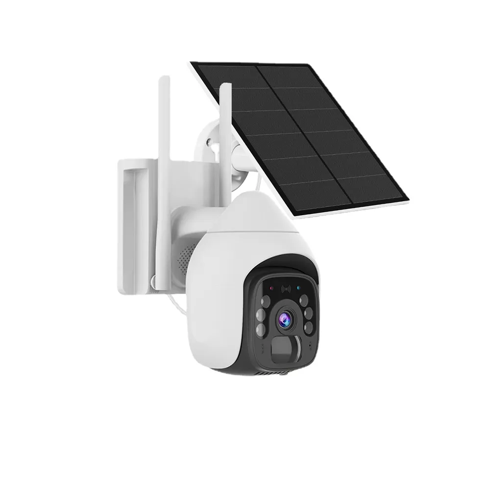 Outdoor Security Camera With 4G PZ, 3MP, 5W Solar Panel Monitoring
