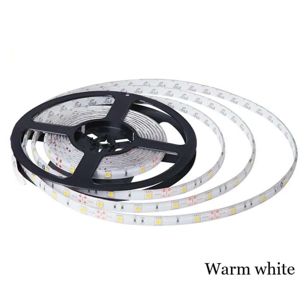 5M DC12V 5050 SMD 30LED M 150 LEDS Epoxy Harts Vattentät IP65 Single Color Flexible LED LED Light 202967