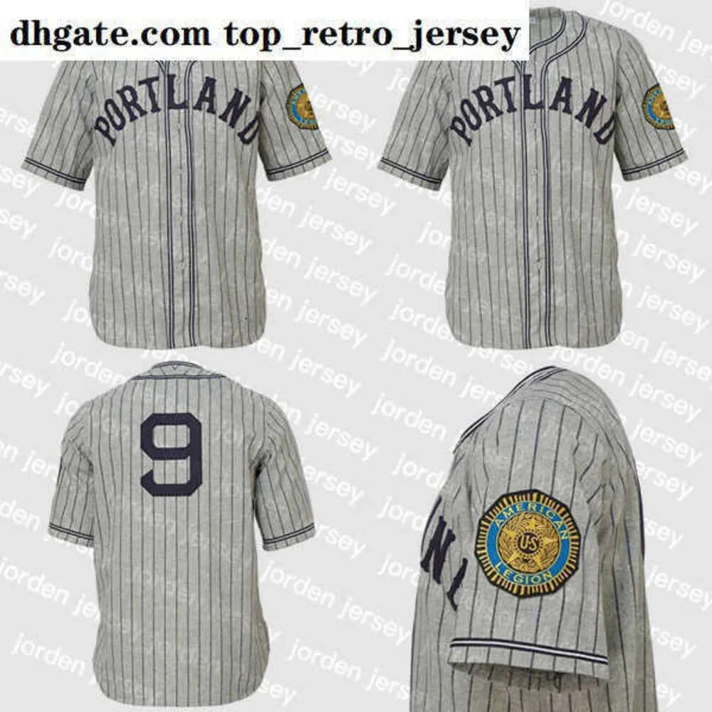 Nya högskolor bär Portland Beavers 1932 Road Jersey Shirt Custom Men Women Youth Baseball Tröjor Alla namn och nummer dubbla sömmar