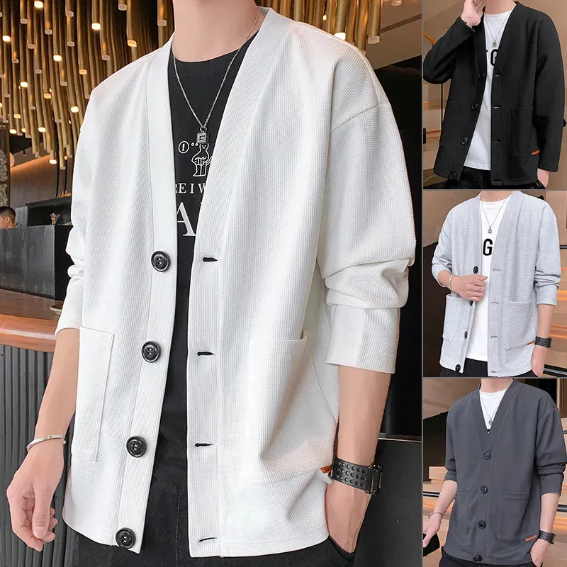 Men S Trench Coats 2023 Jacket Summer Ice Silk Quick Torking High End Business Casual Waistcoat Solid Color All In One Coat 5XL 231005