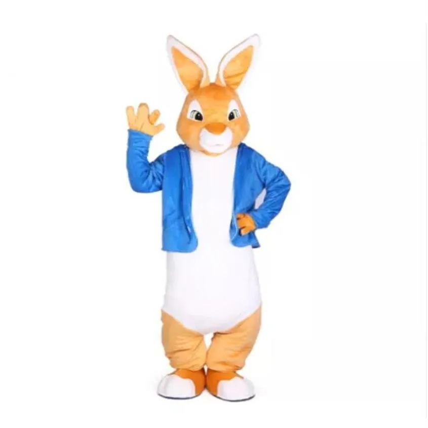 Wielkanocny króliczka Rabbit Mascot Costume dla dorosłych do noszenia na kostium karnawałowy Kostium imprezowy 219n