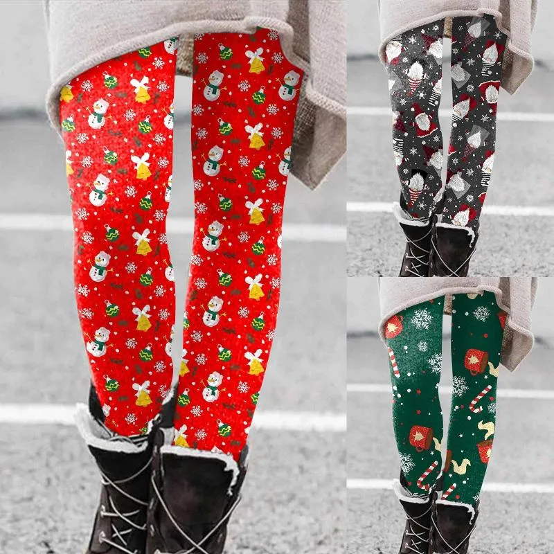 Comfortable Slim Fit Santa Cotton Christmas Leggings Womens For Women  Perfect For Business Casual Wear In 80s From Drucillajohn, $15.36