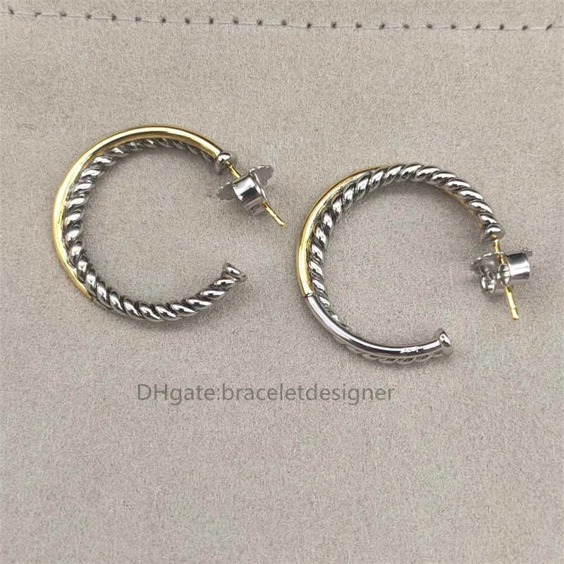 Orecchini in argento Orecchini in modo sterling designer Spedizione di gioielli 18K Bijoux Donna gratis con orecchino oro di lusso placcato A11L