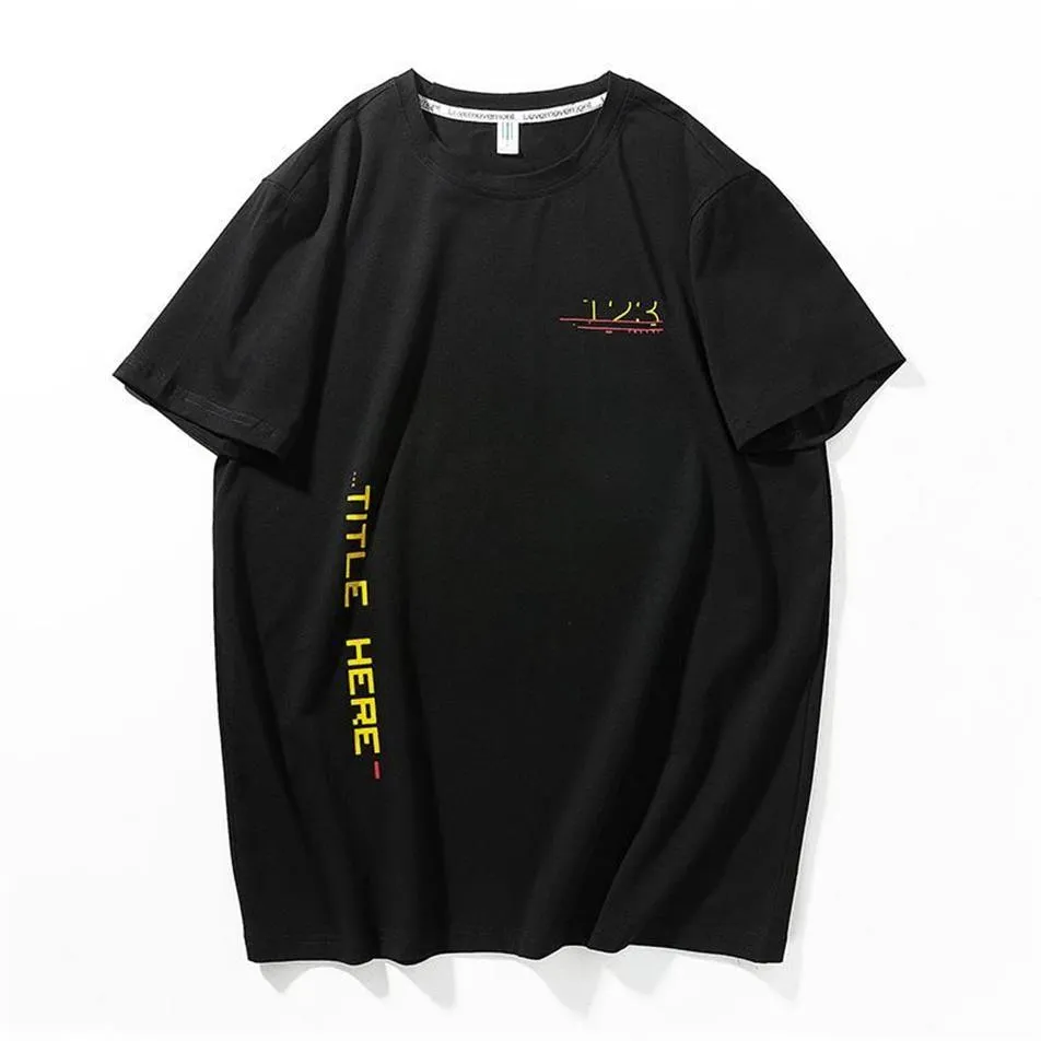 メンズTシャツm 8xl 150kgプラスサイズカジュアルルーズレタープリントストリートウェアTEESフィットネススポーツラン衣料品246E